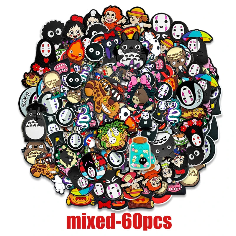 Japanese Cute Beast High-Quality Shoes Charms DIY PVC Shoe bag Accessories For Wristband Pendant Decoration Xmas Gifts