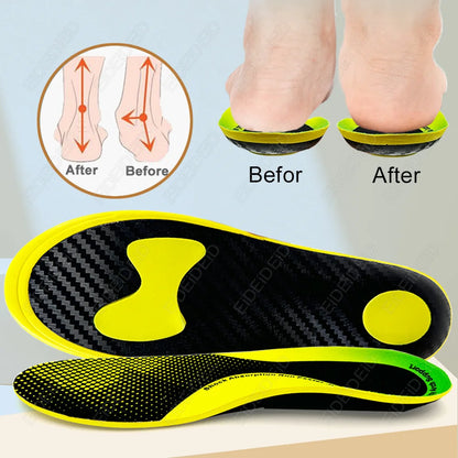 Outdoor Foot Sports Carbon Fiber Insoles Shock Absorption high Elasticity Full Palm Foot Protection Midsole Plate Insoles Unisex