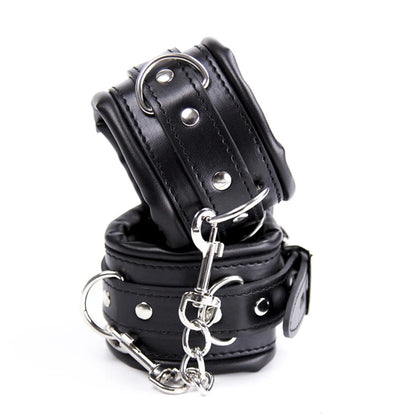 Bondage Kits Extendable Products Leather Restraint Set Handcuffs Ankle Cuffs Bdsm Toys For Couples Women 18 Adult Games