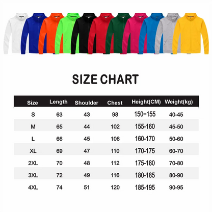Customized LOGO Men's Thin Jacket Embroidered Printed Zipper Coat Spring and Autumn Street Stand up Collar Cardigan Hoodie