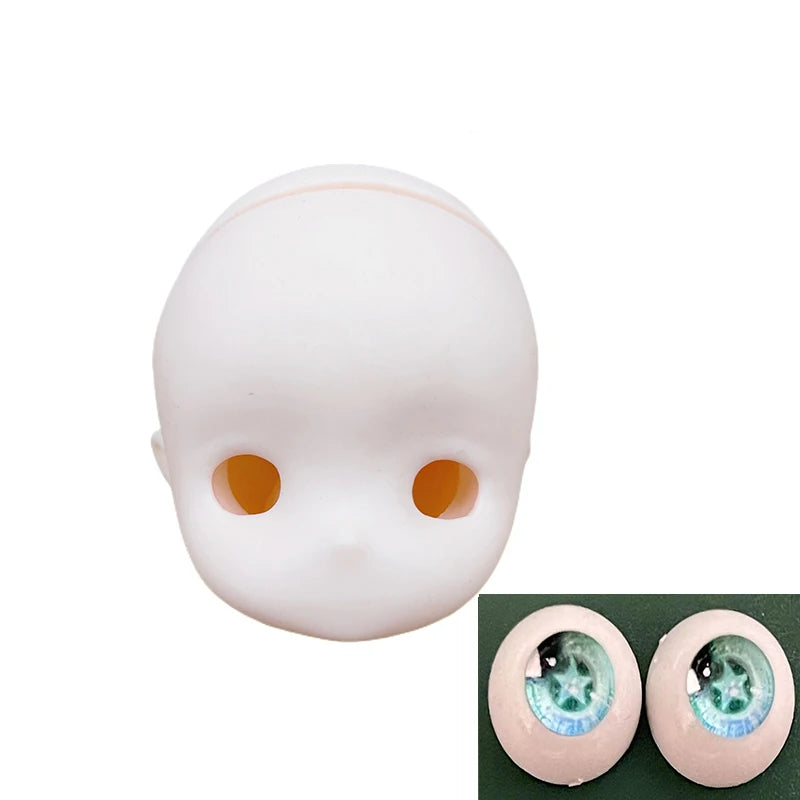 Anime Face Doll Head DIY 30cm Doll Makeup Doll Head or Whole Doll Makeup 1/6 Bjd Doll Girl Doll Toy Gift