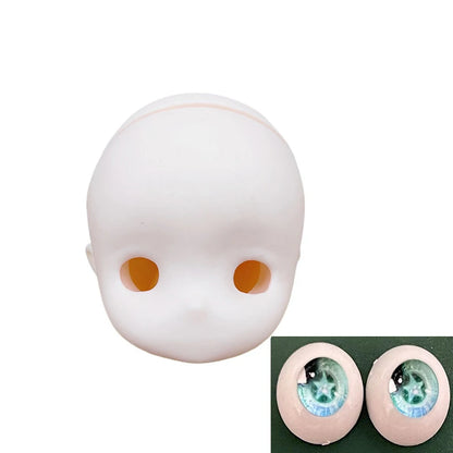 Anime Face Doll Head DIY 30cm Doll Makeup Doll Head or Whole Doll Makeup 1/6 Bjd Doll Girl Doll Toy Gift