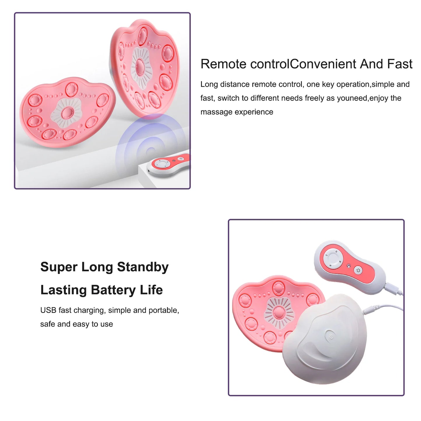 Chest Massage Instrument Dredging Breast Nodules Ems Low Frequency Pulse Breast Augmentation Instrument