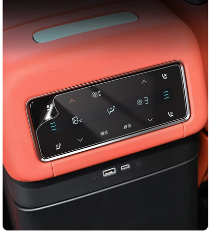 For BYD Sealion 8 Atto 8 Tang L Car Rear Air Conditioning Film Central Control Navigation Tempered Instrument Glass Accessories