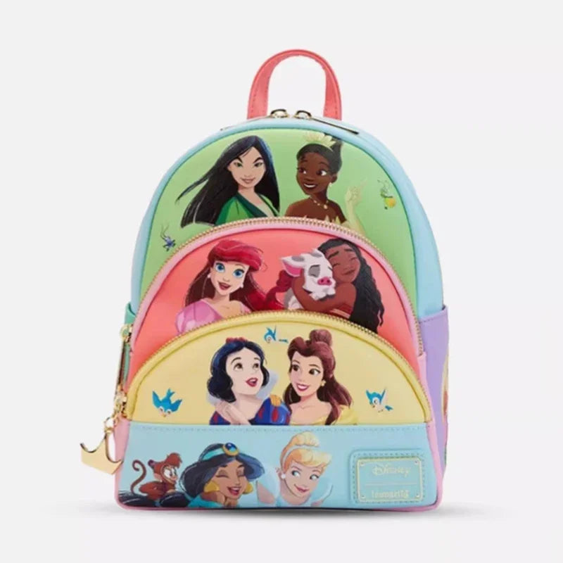 Loungefly Princess Series Manga Style Animated Collage Collection Mini Backpack