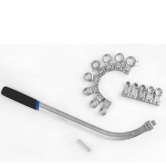 15Pcs Idler Pulley Adjustment Wrench Belt Tension Tensioning Adjuster Lever Tool Extension Wrench Workshop Tool