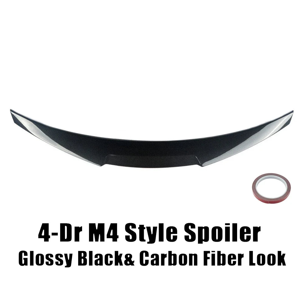 XVIP 4 Door M4 Style Rear Trunk Spoiler Fit For BMW 3 Series E90 2006-2011 Gloss PSM Style Spoiler Wings Car Tuning Accessories