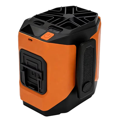 10000mAh Waist Fan Wearable Waist Fan 5 Speeds & Light 40H Hands-Free Cooling for Outdoor Jobsite Travel Long range for outdoor