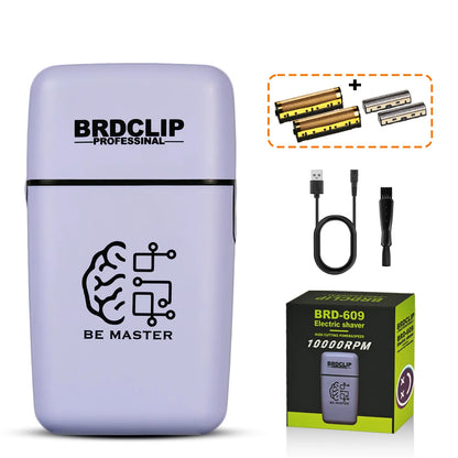 BRDCLIP X Series Professional 8800rpm Barber Clipper Set Hair Trimmer 10000RPM Foil Shaver Fade Men's Haircutting Set
