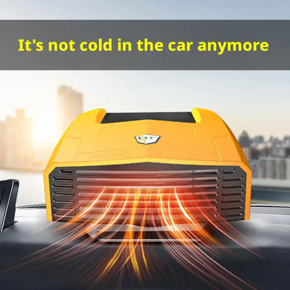 800W Car Electric Heater for Makita Winter Defroster & Heating Fan with 2 USB Ports Fast Heating Defogger for Mobile Charging
