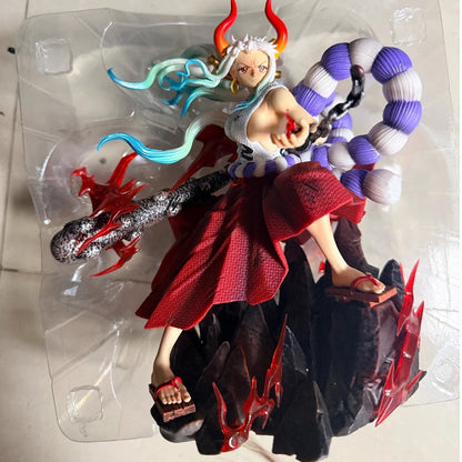 One Piece Yamato Gk Figure Pvc Anime Statue Pretty Girl Figurine Desktop Decoration Exquisite Collectible Model Home Decor Gift