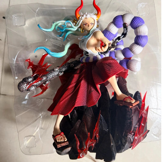 One Piece Yamato Gk Figure Pvc Anime Statue Pretty Girl Figurine Desktop Decoration Exquisite Collectible Model Home Decor Gift