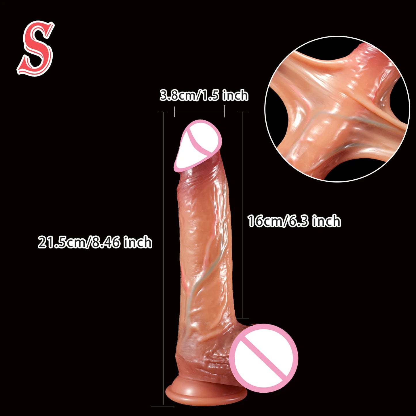 Realistic Dildo Skin Sliding Foreskin for Women Gay Sexmachine Dick Anal Masturbators Strapon Big Penis Dildos Adult Sex Toys 18