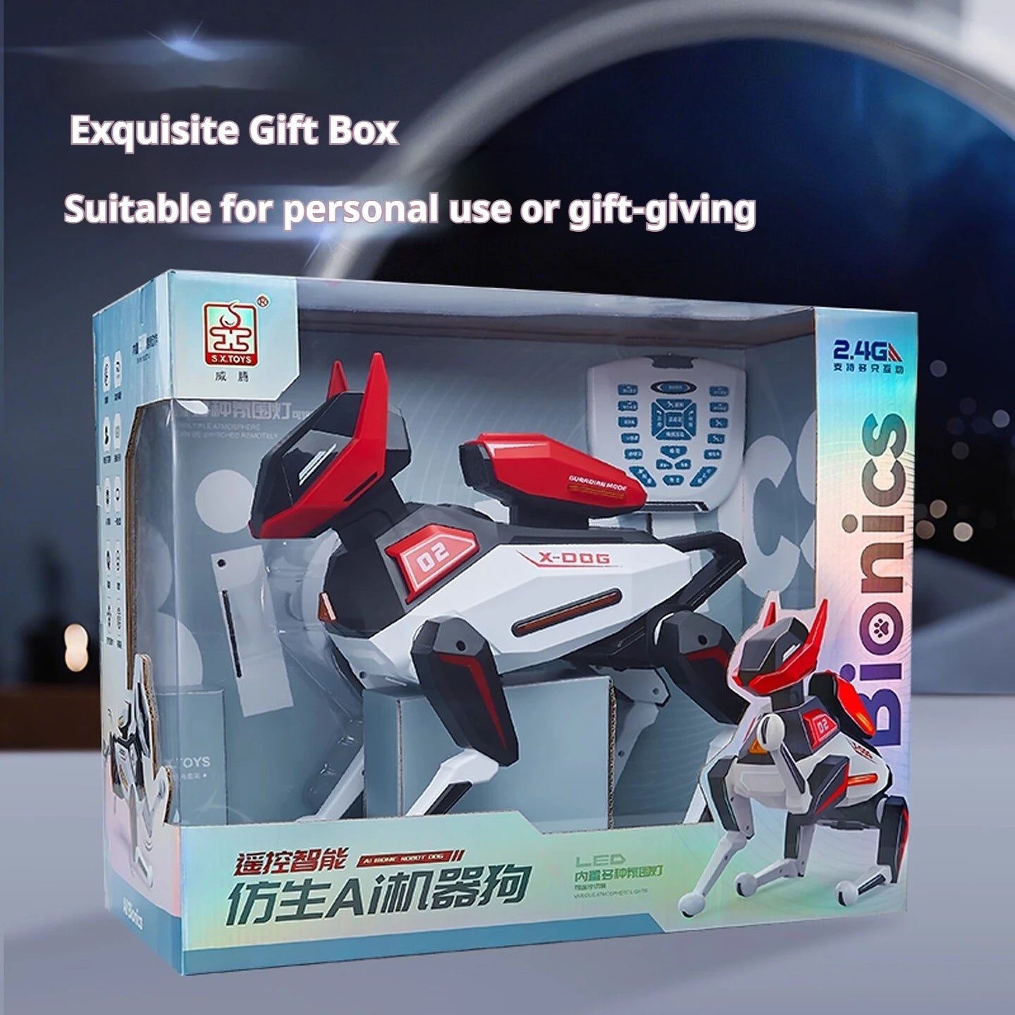 Ai Intelligent Robot Dog 2026 New Pet High End Technology Electronic Dog Bionic Artificial Robot Toy Technology Pets Child Toy
