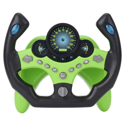 Child Kid Sound Light Simulation Steering Wheel Early Educational Intelligent Toy