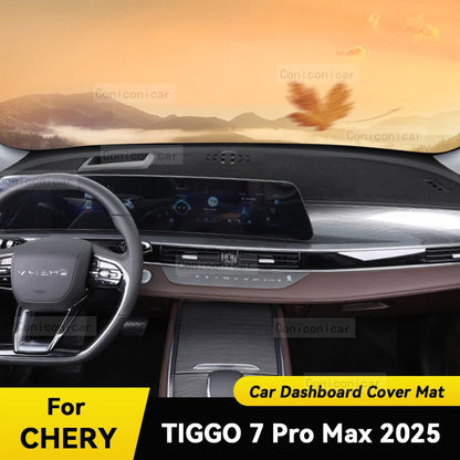 Dashboard Cover Mat Protective Pad  For CHERY TIGGO 7 Pro Max 2025 Car Accessories Dash Board Sunshade Carpet Anti-UV Dashmat