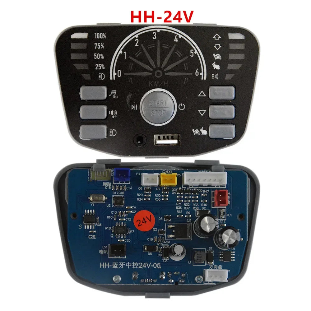 Multi-functional children ride-on electric vehicle controller 12V, JR1844N central controller for baby car
