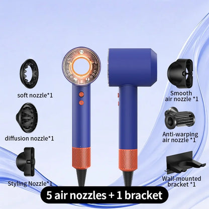 High Wind Home Negative Ion Silent Hair Dryer 1700W Intelligent Sensing Easy Hair Care Say Goodbye to Hot Hair Troubles