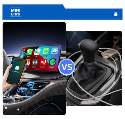 2025 CarlinKit Mini Ultra 3 CarPlay Android auto Wireless Adapter for Car infotainment Upgrade BT 5.4GHz Wifi 5.8GHz OTA Upgrade