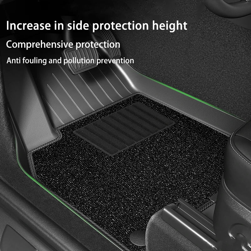 For Tesla New Model YL Launch 2026+ Car Floor Mats Cargo Liner Trunk Mats Backrest Kick Pads Protection Car Interior Accessories