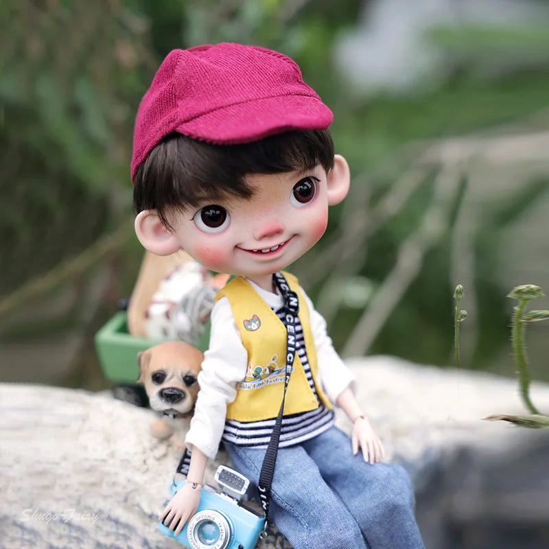 BJD Doll Jief 1/6 Ruth MA Body Naughty Child Anime Doll The Breeze Raises The Corners Of Mouth Resin Toys Movable Joint Doll