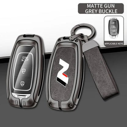 Modern High-End Hyundai Key Cover Suitable for N LINE N IX35 IX25 Tucson Sonata Car Key Case Luxury Design Vehicle Accessories