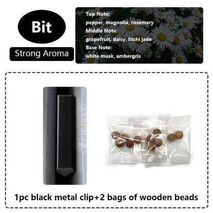 For Tesla Model 3/Y Air Freshener - Invisible Design -Automatic Deodorizer Fragrance Diffuser Car Aromatherapy Wooden Bead