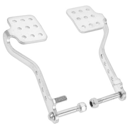1Pair Go Kart Throttle Pedal Brake Foot Pedal for 212Cc Engine Smooth Control Aluminum Build