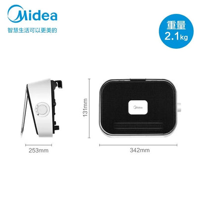 Midea Portable Electric Heater Mini Home Heater with Fan Waterproof for Bathroom HFY20Y Portable Heater Space Heater