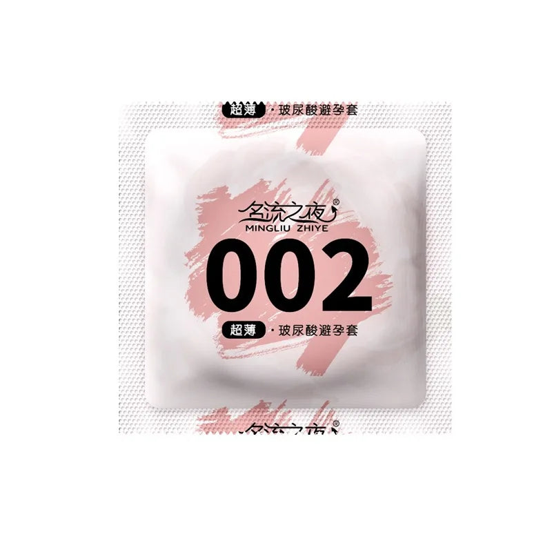 50/100pcs Hyaluronic Acid Condom Ultra Thin Penis Sleeves Natural Latex Smooth Contraception Condoms Erotic Products Sex Toys