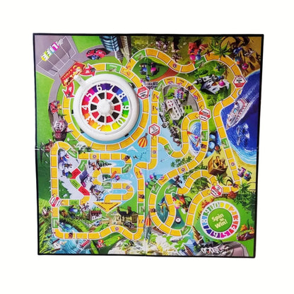 Life Simulation Board Game - Spin Wheel Party Game (2-4 Players) Board Game, Card Game, Ideal for Family Gatherings, Gift