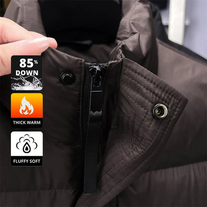 High End Winter New Brand Casual Fashion Warm 85% Duck Down Filled Mens Jacket Designer Feather Windbreaker Puffer Coats