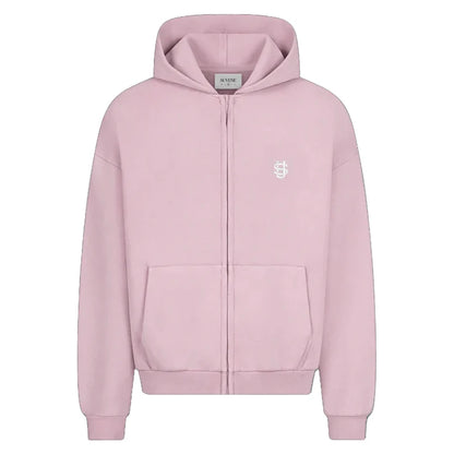 2025 New Men Clothing Tracksuit Hoodie Solid Color Warm Sweater Loose Oversized Sports Suit Pullover Pink Street Fashion