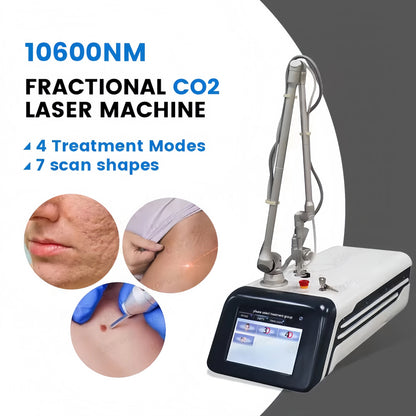 PortableCo2 Laser Fractional Laser CO2 Skin Wrinkle Removal Acne Treatment Beauty Machine