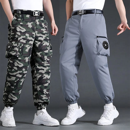 New Summer Air Conditioner Pants Men's High Temperature Work Anti-Sunlight Refrigeration Air Conditioning Pants Outdoor Workwear