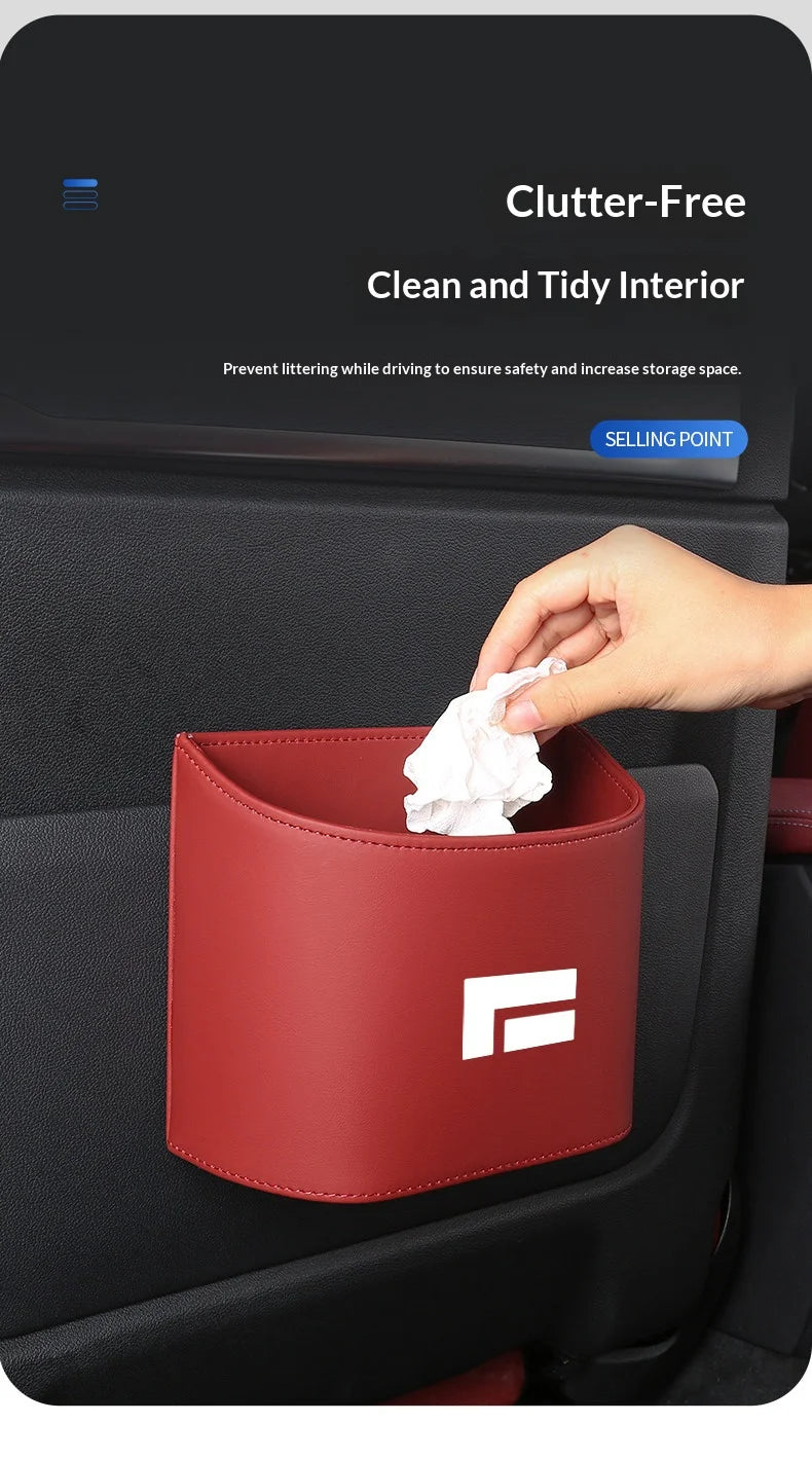 Suitable for Rox 01 ADAMAS car trash can suspension storage box car door side cup holder umbrella bucket storage box