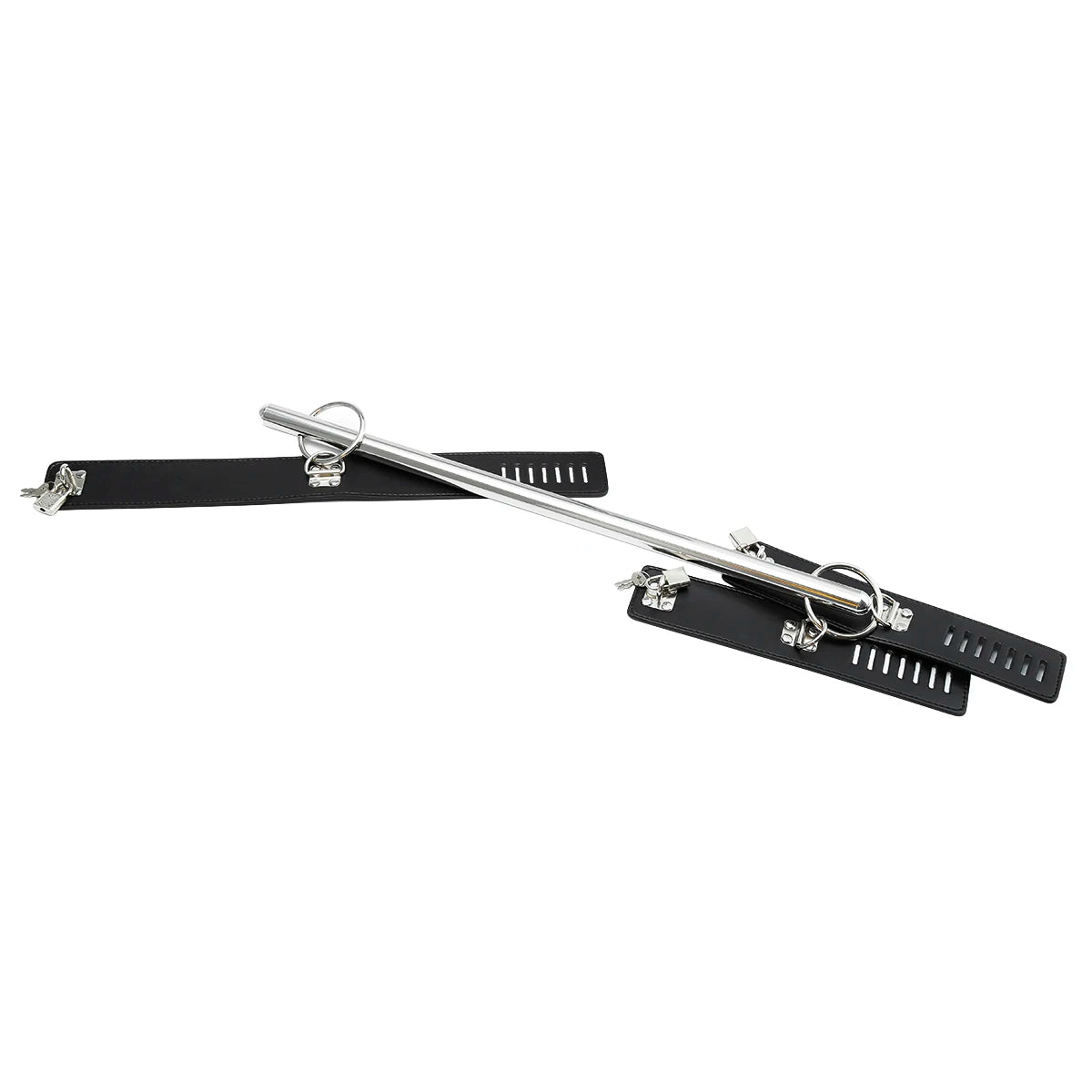 BDSM Restraint Handcuff Set Leg Cuff Neck Restrain Kit SM Fetish Stainless Steel Extend Spreader Bar Adult Couple Slave Harness