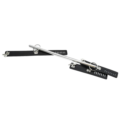 BDSM Restraint Handcuff Set Leg Cuff Neck Restrain Kit SM Fetish Stainless Steel Extend Spreader Bar Adult Couple Slave Harness