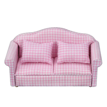 1:12 Mini Cute Dolls Sofa Pillows Set Simulation Dollhouse Furniture Toys Miniature Doll House Accessories Children Toys Gift