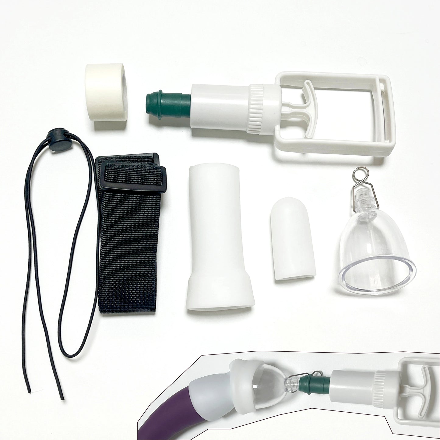 Vacuum Cupping Machine Portable for Outdoor Use Male Muscle Training Massage Set Two Combination Sets for Home Cupping Products