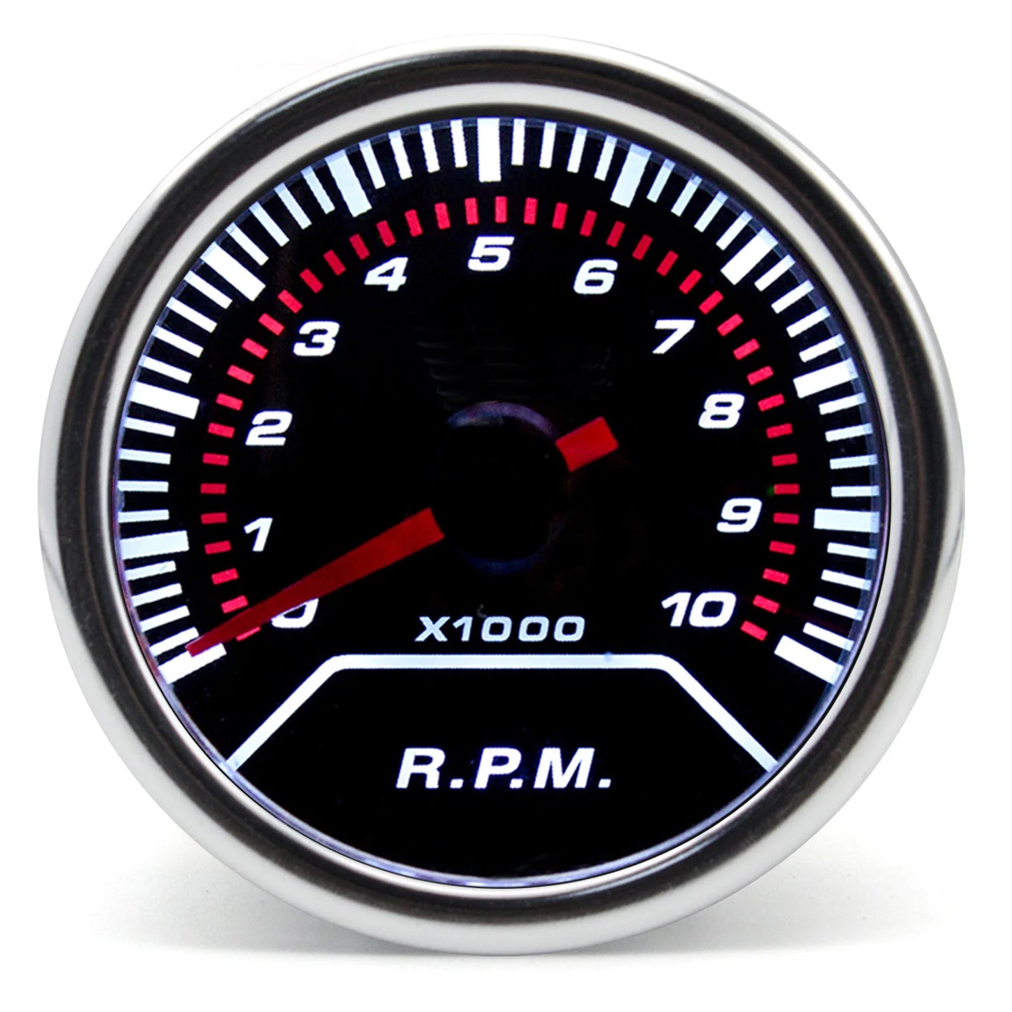 2" 52mm Universal 12V LED Smoke Len -1~0~2 BAR Turbo Boost Gauge Meter / Turbo Boost Meter with White LED Backlight For 12V Car