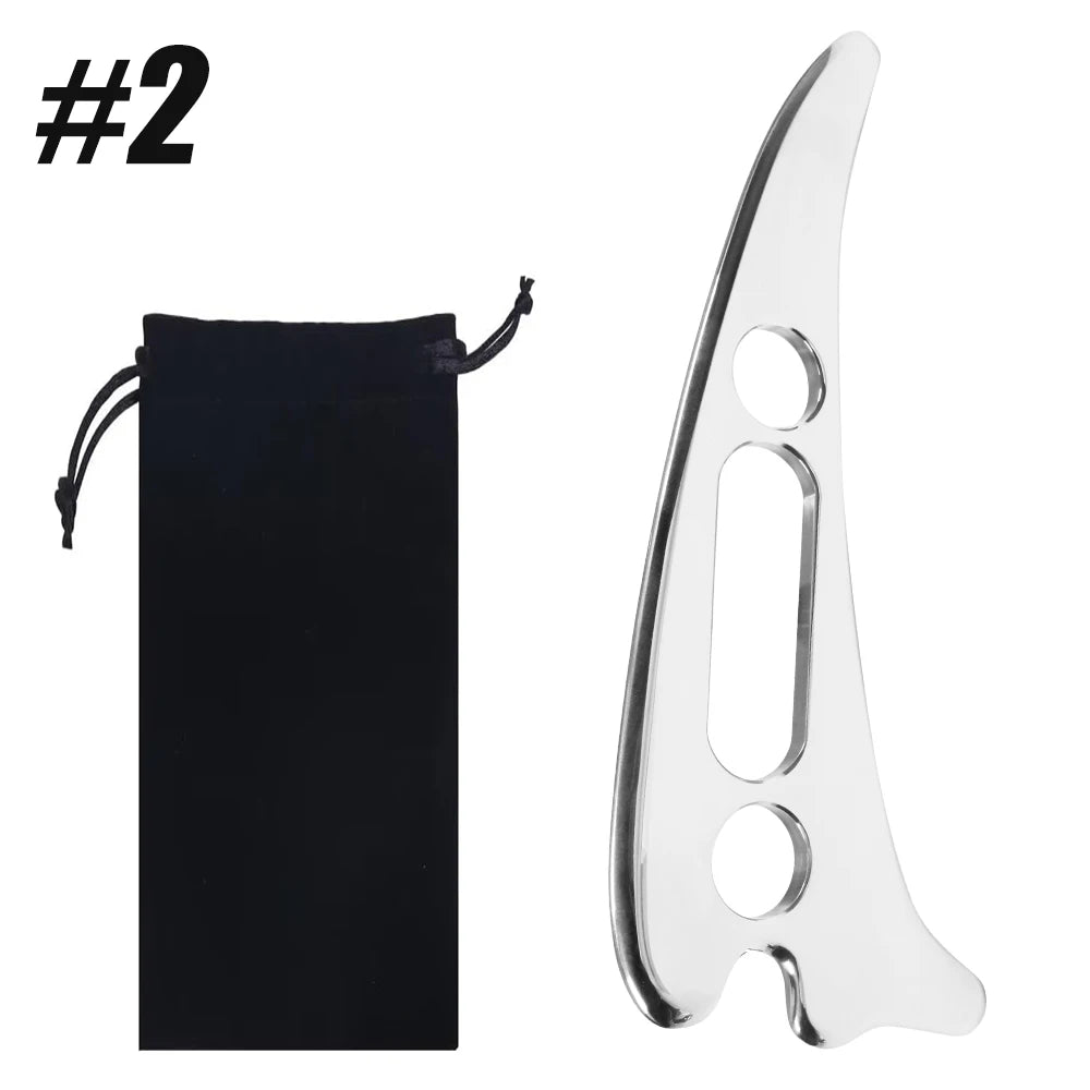 1PCS Stainless Steel Gua Sha Scraping Massage Tool IASTM Tools Great Soft Tissue Mobilization Tool