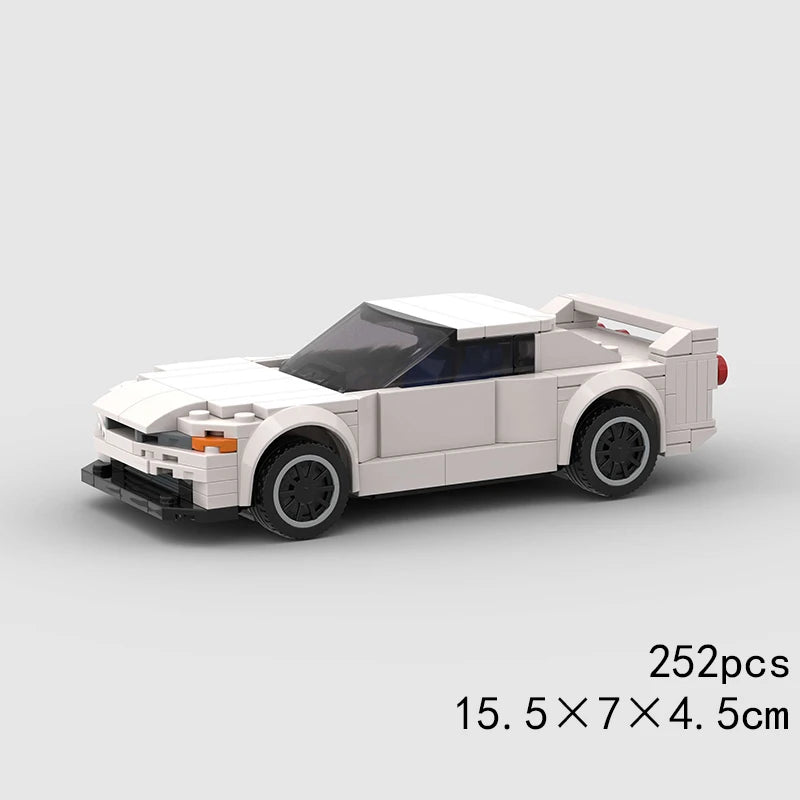MOC Speed Car Miata MX-5 NA M3 Super Race Sport Vehicle Model Building Block Technical Racing Brick Toy Christmas Gift City