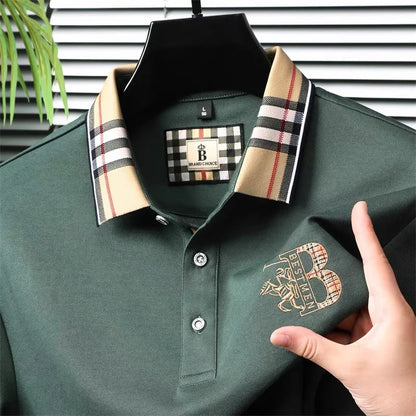 Exquisite Pony Embroidered Comfortable Polo Shirt Fashion Men's Brand Hot Selling Breathable Short Sleeves in the Summer of 2026