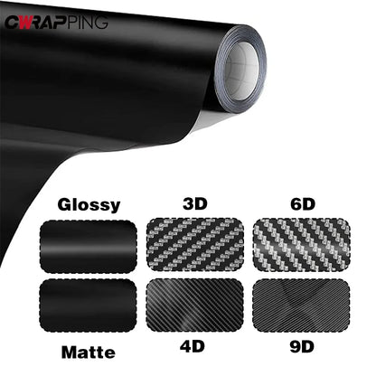 150x200cm Car Sticker Vinyl Carbon Fiber Wrap Stickers Decoration Exterior Decorating Decals Adhesive for Tuning Car Accessories
