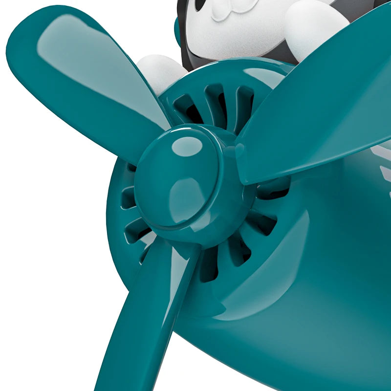 Cool Fun Rotate Propeller Husky dog pilot car air freshener vent perfume decorations accsesories fragrance diffuser ornament men