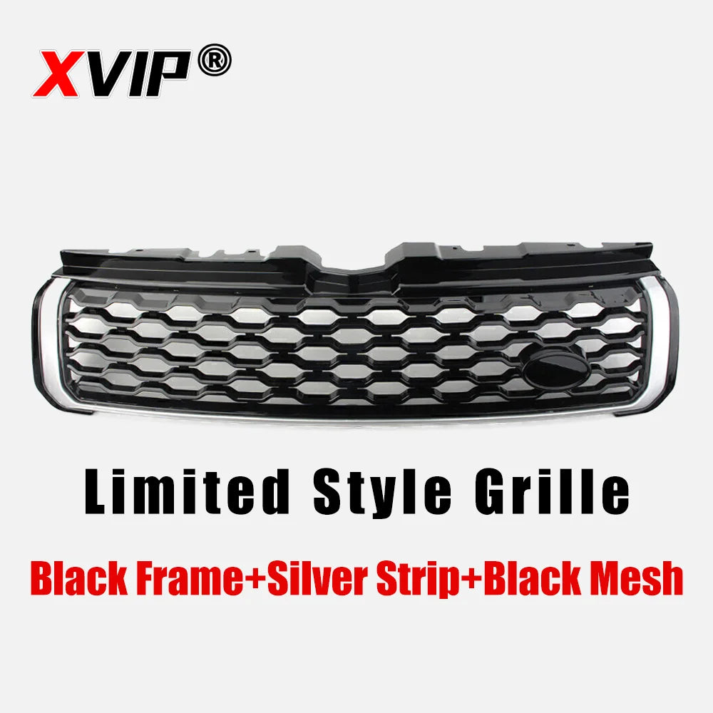 XVIP Front Grille Limited Style Honeycomb Mesh Vent Trim Replacement Parts For Land Rover Range Rover Evoque L538 2011-2019