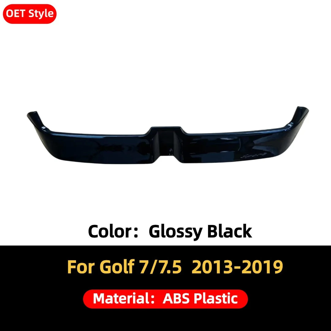 Rear Roof Wing Spoiler Tail Splitter Air Dam Tuning Accessories Body Kit For Volkswagen VW Golf MK 7 7.5 GTI R Oettinger 2013-19