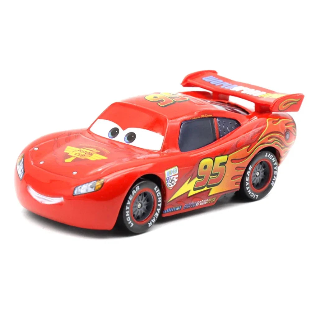 #NEW 53PCS Full-set Pixar Cars Lightning McQueen Fillmore 4-9CM 1：55 Metal Model Racing Car Toy Children's Birthday NEWYEAR Gift