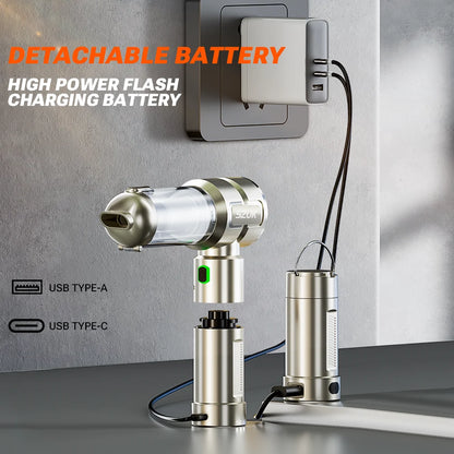 SZUK New Car Vacuum Cleaner Multi Powerful Handheld Portable Cleaning Machine with LED Light Mini Blower Wireless Vacuum Cleaner